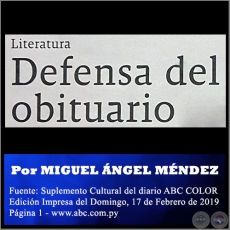 EL DUQUE DE BURGUNDY - Por MIGUEL ÁNGEL MÉNDEZ -  Domingo, 17 de Febrero de 2019